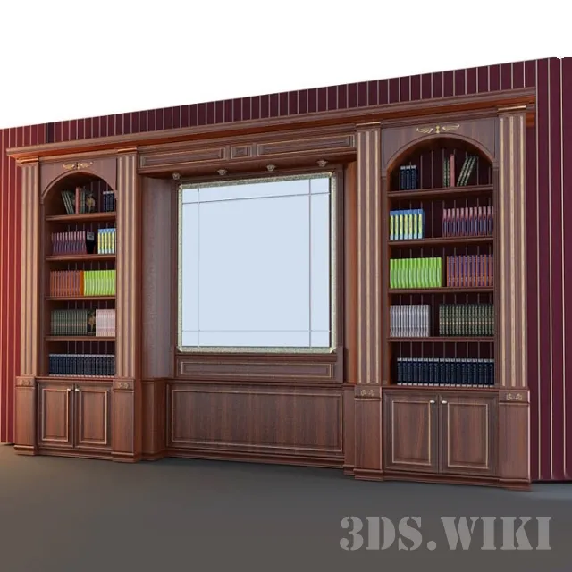 furniture – Living room library 3D Model furniture – Living room library 3D Model