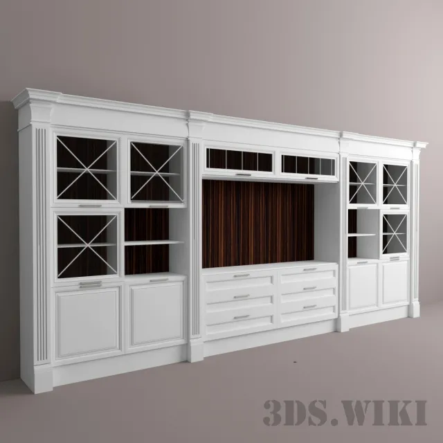 furniture – Living room wall/side 3D Model