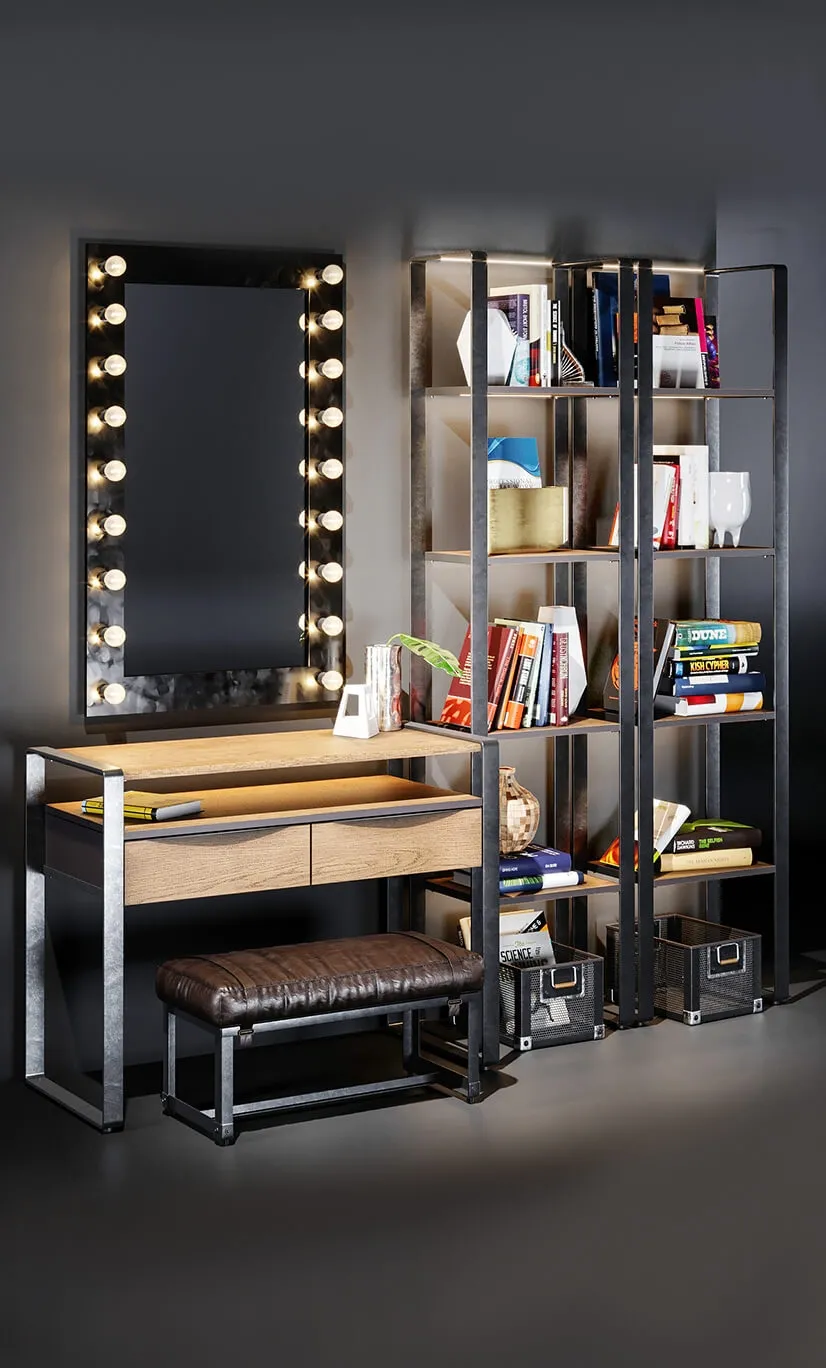 furniture – Loft decorative set  01 3D Model