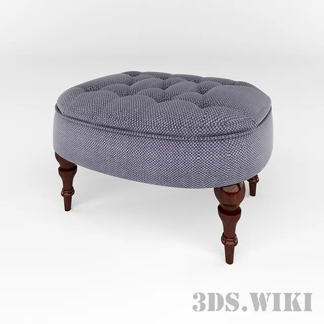 furniture – LOLA pouf from HomeEmotions 3D Model furniture – LOLA pouf from HomeEmotions 3D Model