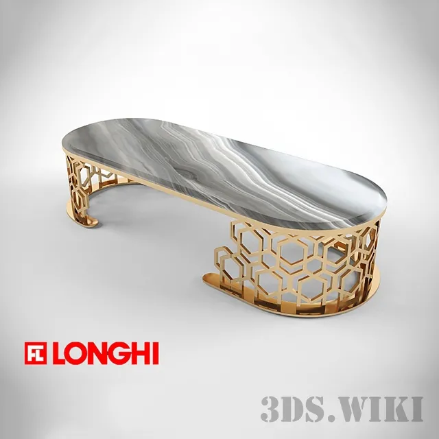 furniture – LONGHI Manfred table 3D Model