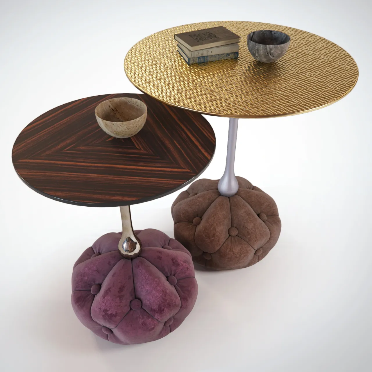 furniture – Longhi table set 08 3D Model