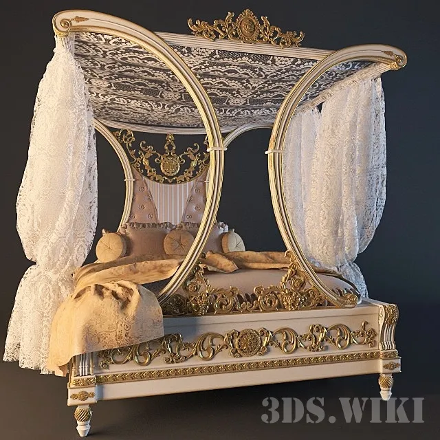 furniture – Love Collection Riva bed art. A61140-2 3D Model furniture – Love Collection Riva bed art. A61140-2 3D Model