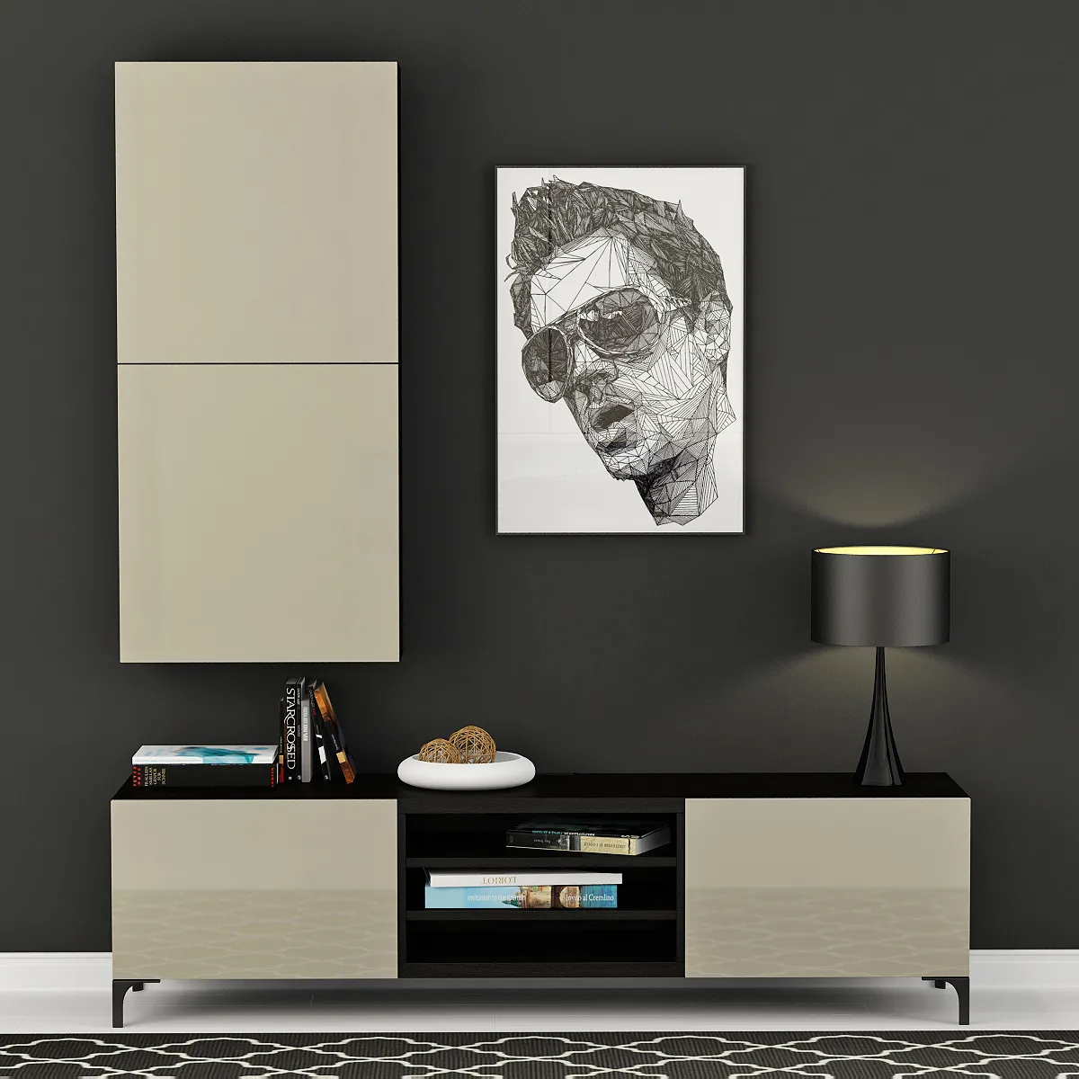 furniture – Low chest of drawer 005 3D Model furniture – Low chest of drawer 005 3D Model