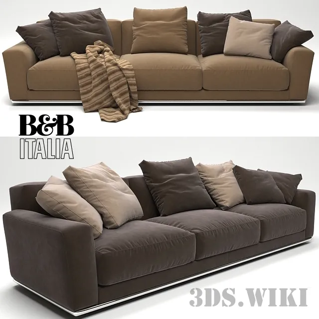 furniture – LUIS B&B Italia modular sofa 3D Model