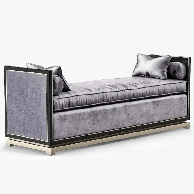 furniture – LuxDeco Bronze Chaise sofa 7 3D Model furniture – LuxDeco Bronze Chaise sofa 7 3D Model