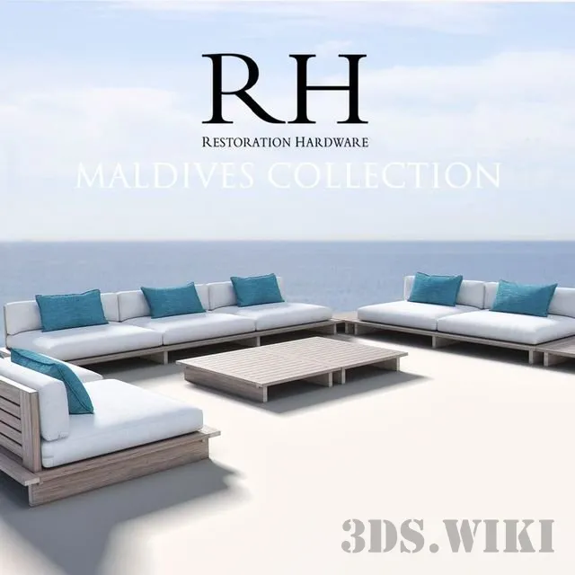 furniture – Maldives Collection garden furniture 3D Model