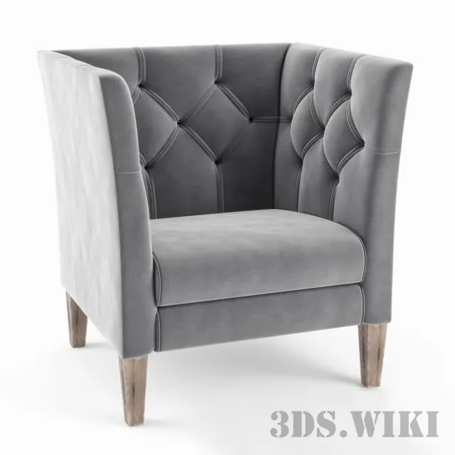 furniture – Manon Armchair HIGH 3D Model
