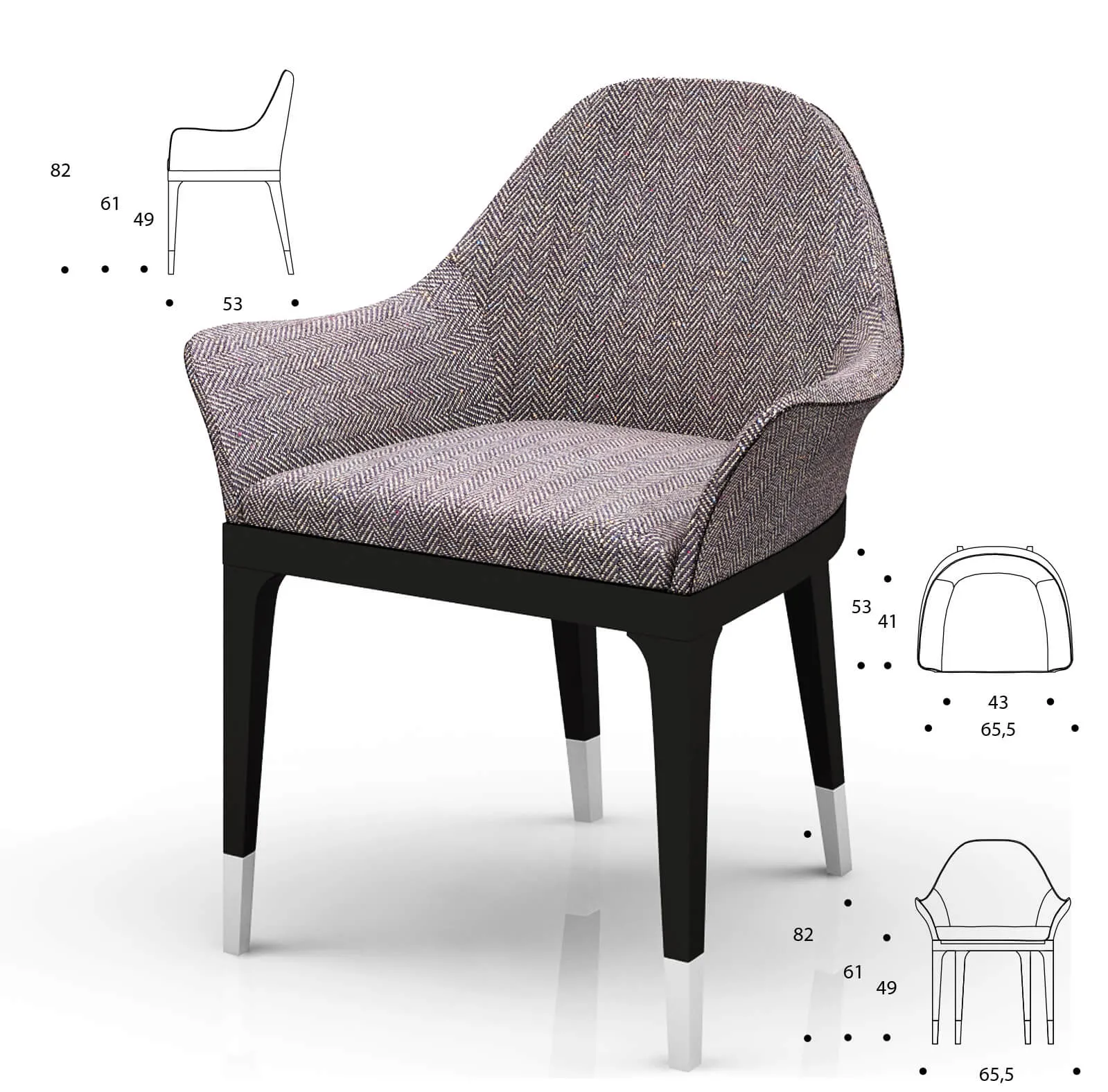 furniture – Manta low Smania armchair 003 3D Model