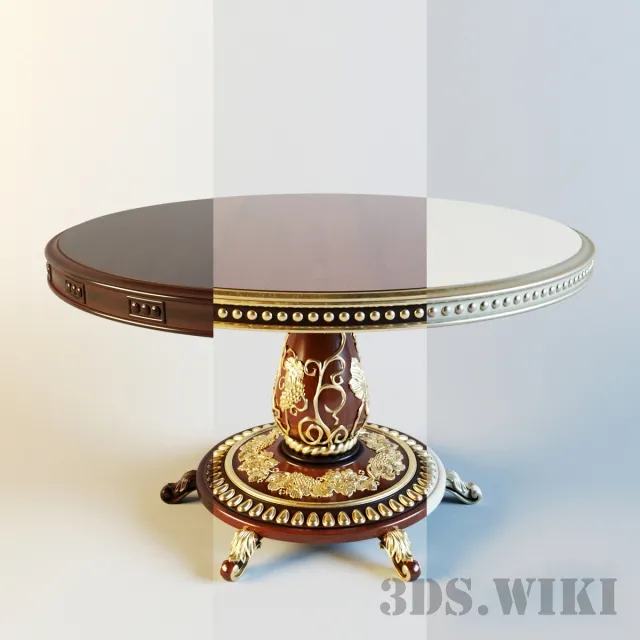 furniture – Margarita Table with Different Options 3D Model
