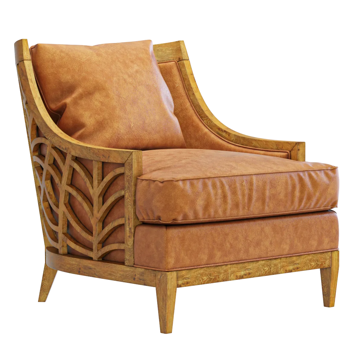 furniture – Marion leather armchair 3D Model