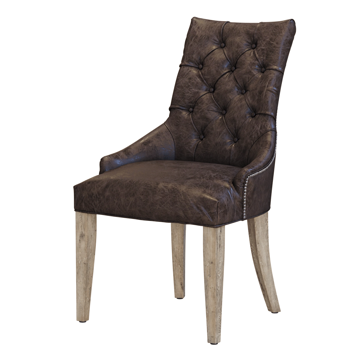furniture – Martine leather chair 3D Model