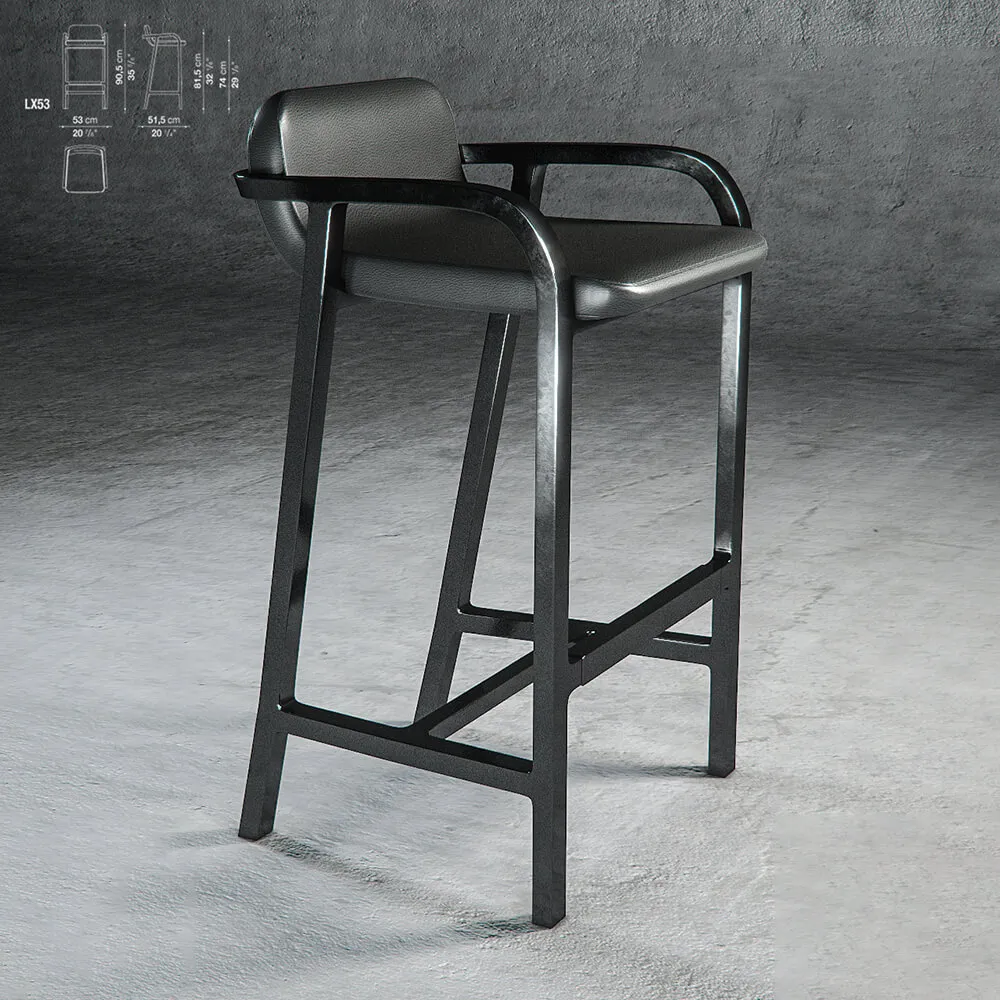 furniture – Maxalto Fulgens chair 15 3D Model furniture – Maxalto Fulgens chair 15 3D Model