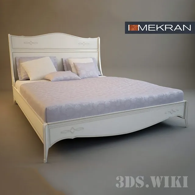 furniture – Mekran bed – Art.08250201 3D Model