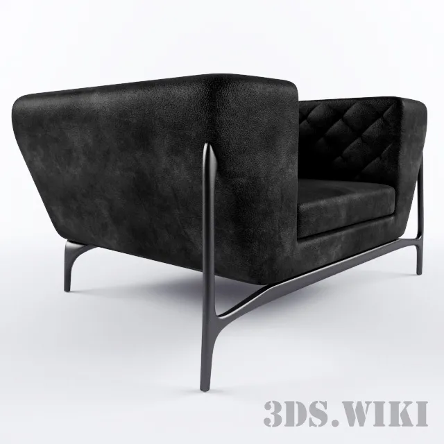 furniture – Mercedes Benz quilted arm-chair (2013) 3D Model furniture – Mercedes Benz quilted arm-chair (2013) 3D Model