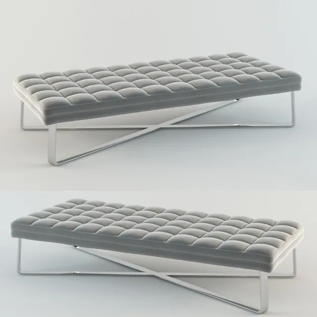 furniture – Meridiani Lolyta bench 3D Model furniture – Meridiani Lolyta bench 3D Model
