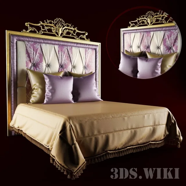 furniture – Meroni bed Lifestyle collection 3D Model furniture – Meroni bed Lifestyle collection 3D Model