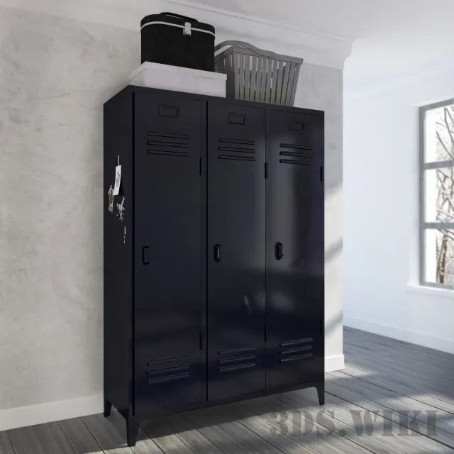 furniture – Metal utility cabinet 3D Model