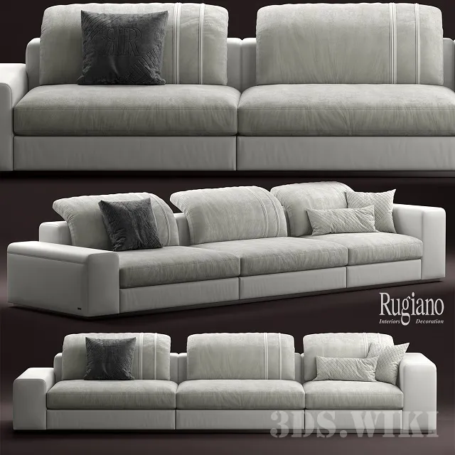 furniture – Miami sofa by Rugiano 3D Model furniture – Miami sofa by Rugiano 3D Model