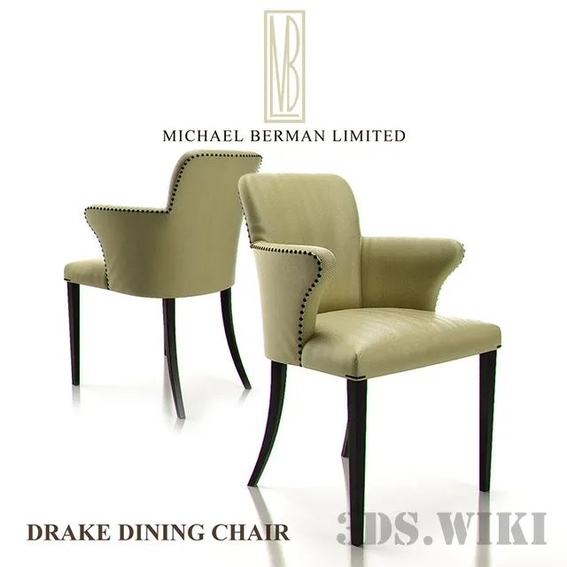 furniture – Michael Berman Limited – Drake Dining Chair 3D Model
