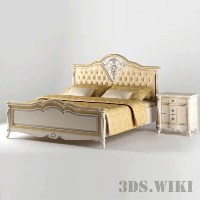 furniture – Milanor bed 3D Model furniture – Milanor bed 3D Model