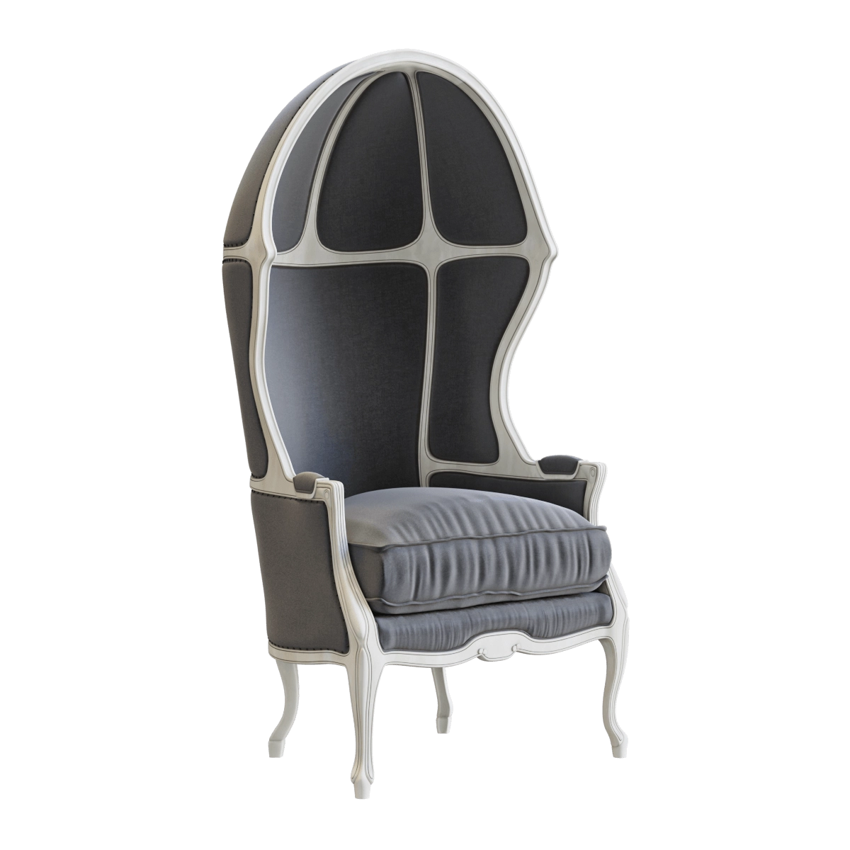 furniture – Mini Versailles upholstered armchair 3D Model