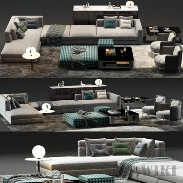 furniture – Minotti 02 3D Model