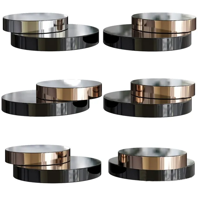 furniture – Minotti BENSON  table 01 3D Model