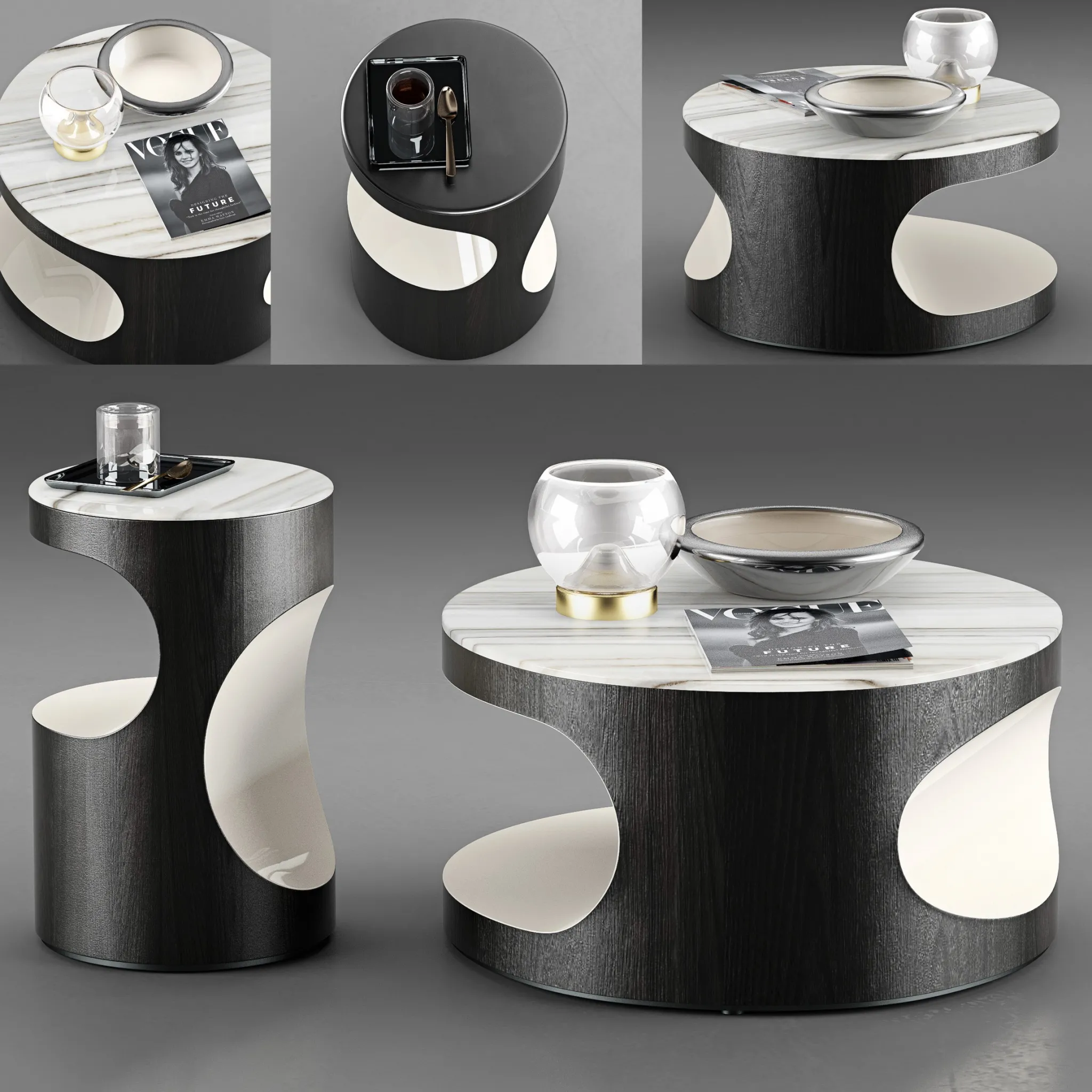furniture – Minotti Boden coffee tables 3D Model