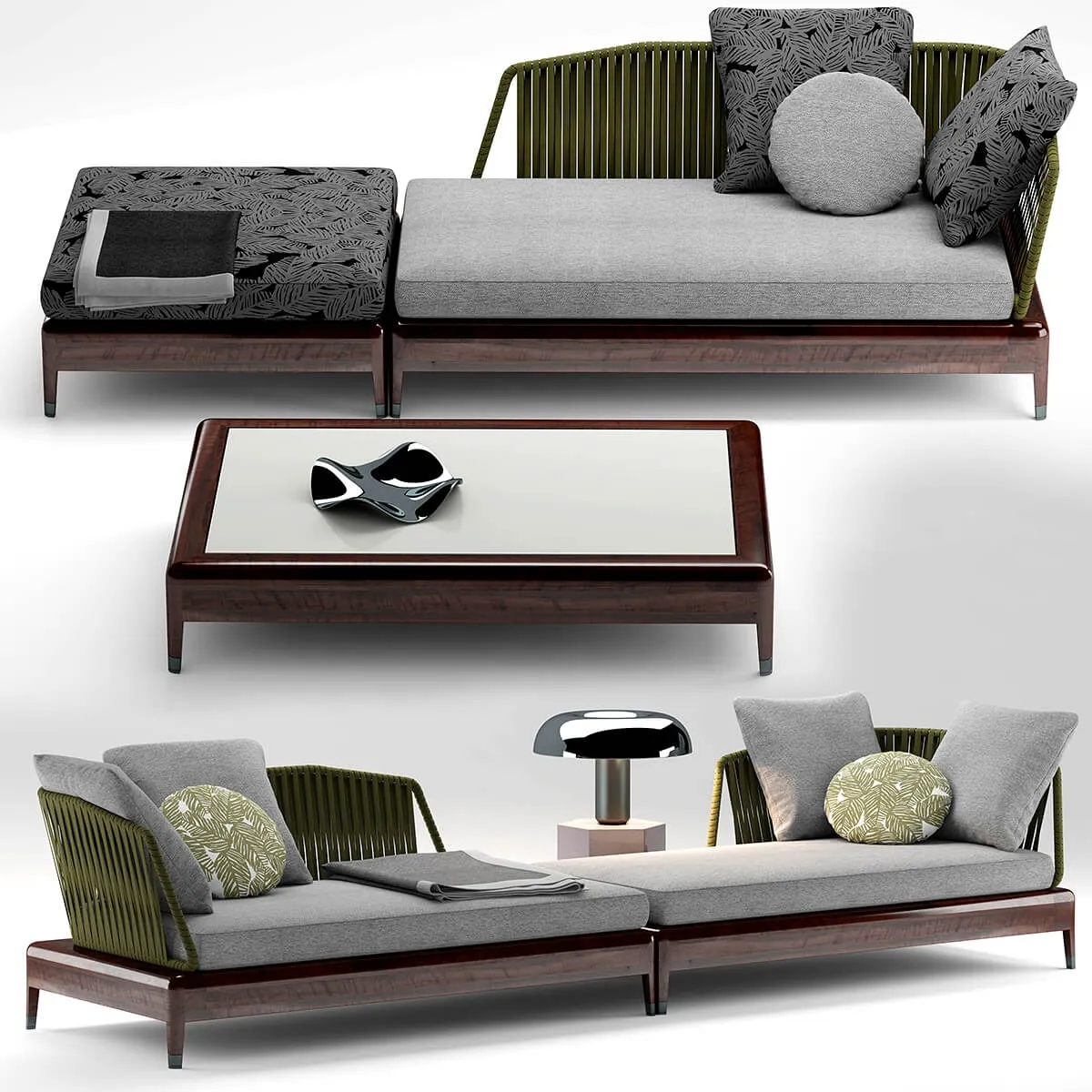 furniture – Minotti indiana sofa 3D Model