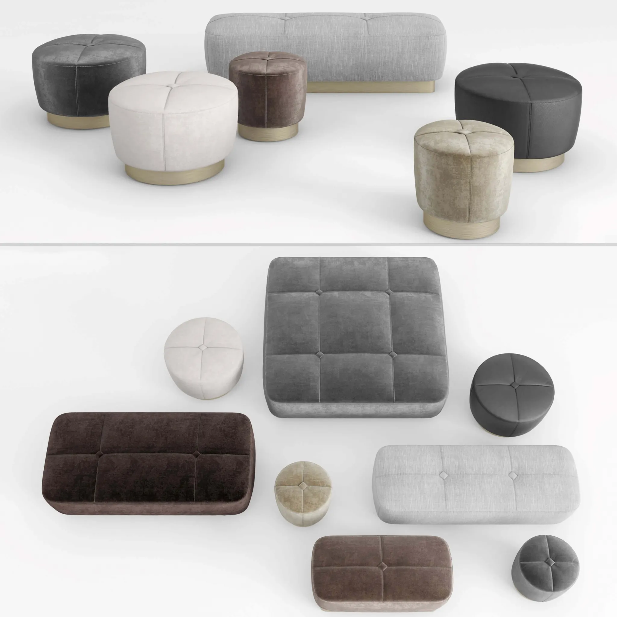 furniture – Minotti Jacques Ottoman 3D Model furniture – Minotti Jacques Ottoman 3D Model