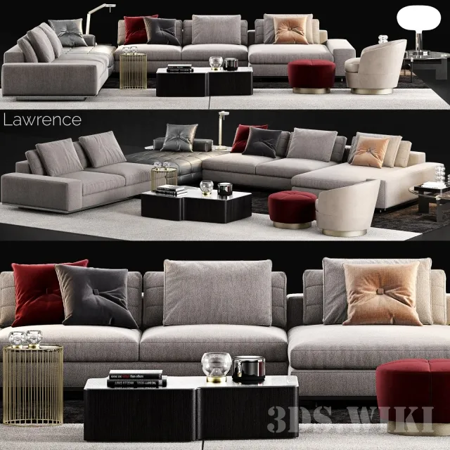 furniture – Minotti Sofa 3D Model