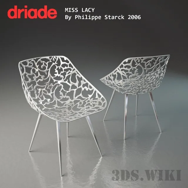 furniture – Miss Lacy Chair by Philippe Starck 3D Model