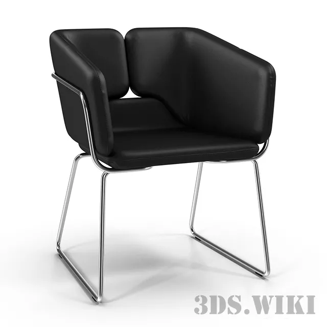 furniture – Mixx Sled Chair by Area Declic 3D Model