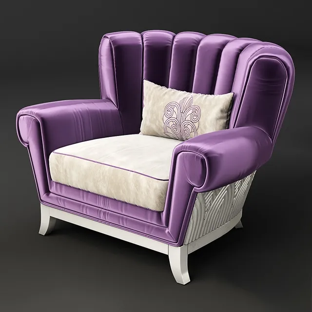 furniture – Modern armchair  01 3D Model