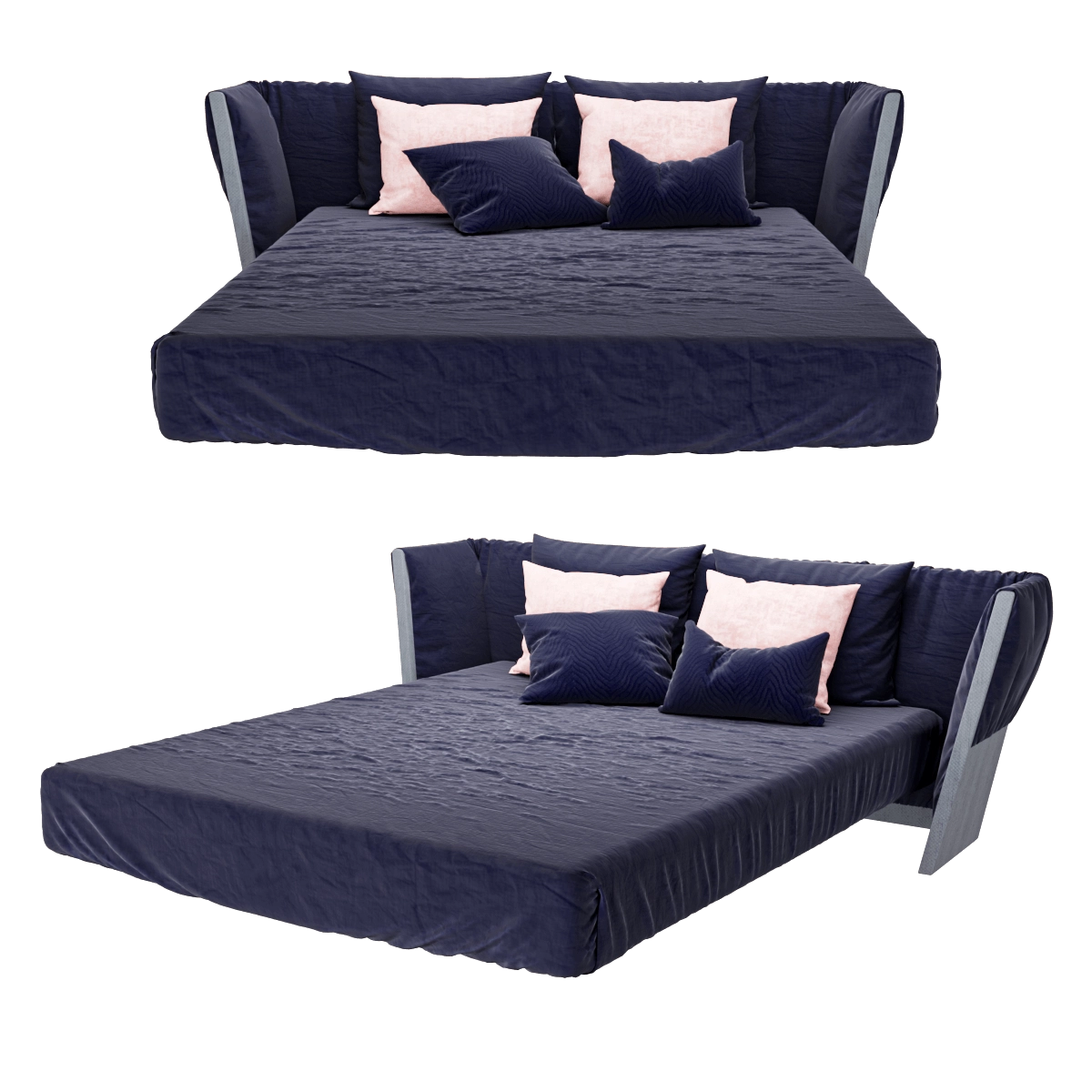 furniture – Modern bed 3D Model furniture – Modern bed 3D Model