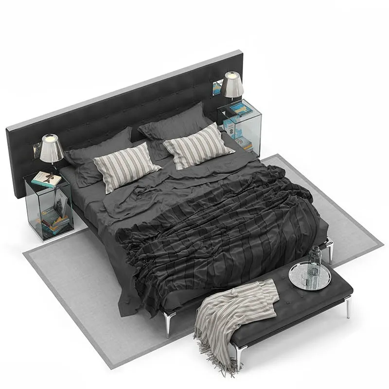 furniture – Modern bed 9 3D Model