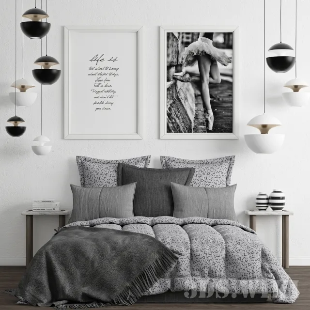 furniture – Modern bedroom 3D Model furniture – Modern bedroom 3D Model