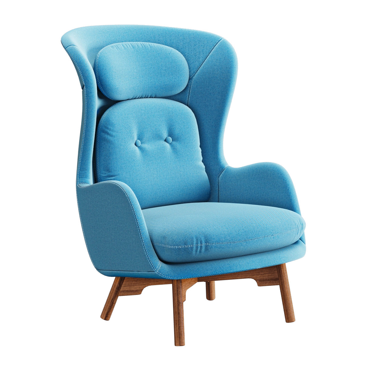 furniture – Modern blue armchair 3D Model