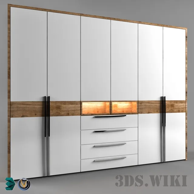 furniture – Modern Built-in Wardrobe 3D Model
