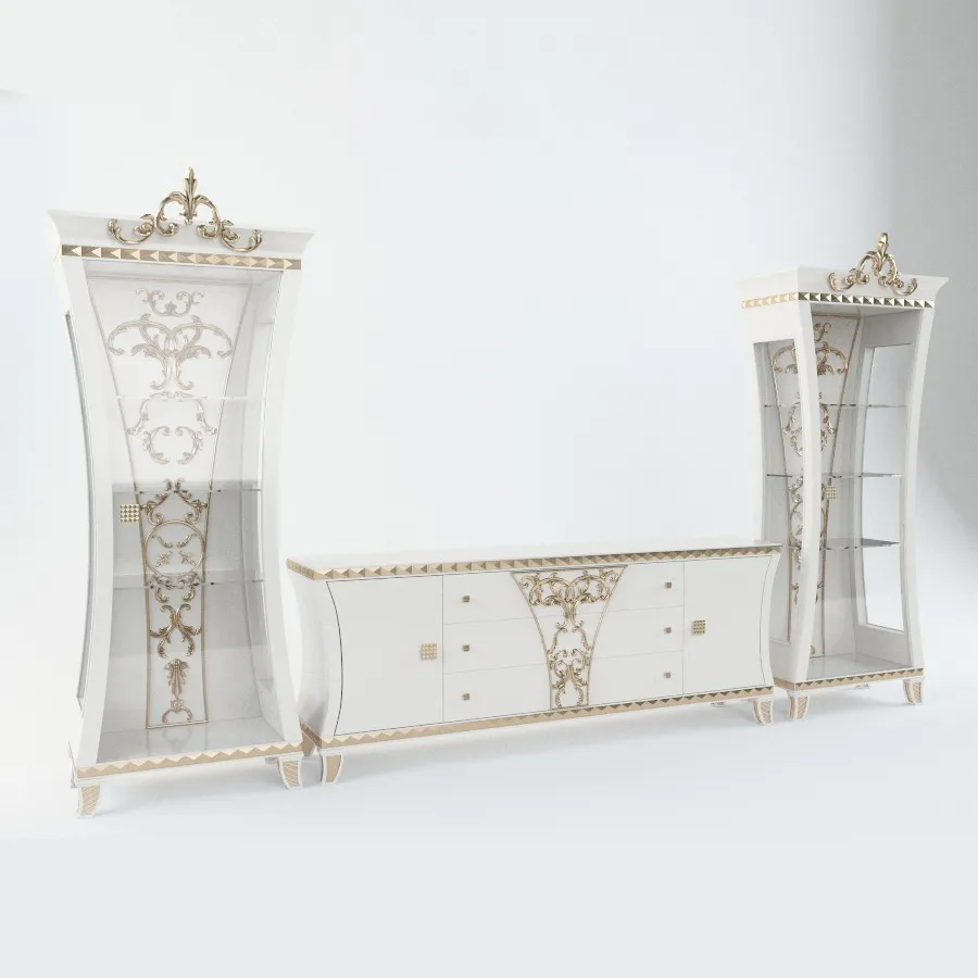 furniture – Modern cabinet 077 3D Model