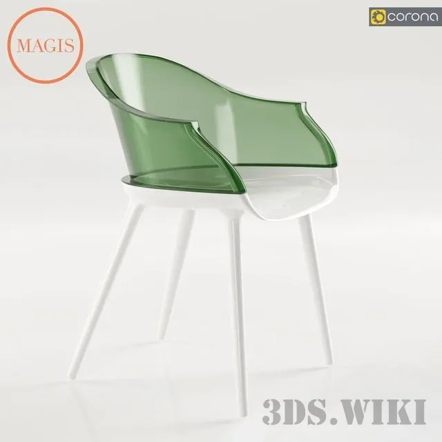 furniture – Modern chair Cyborg by Magis 3D Model