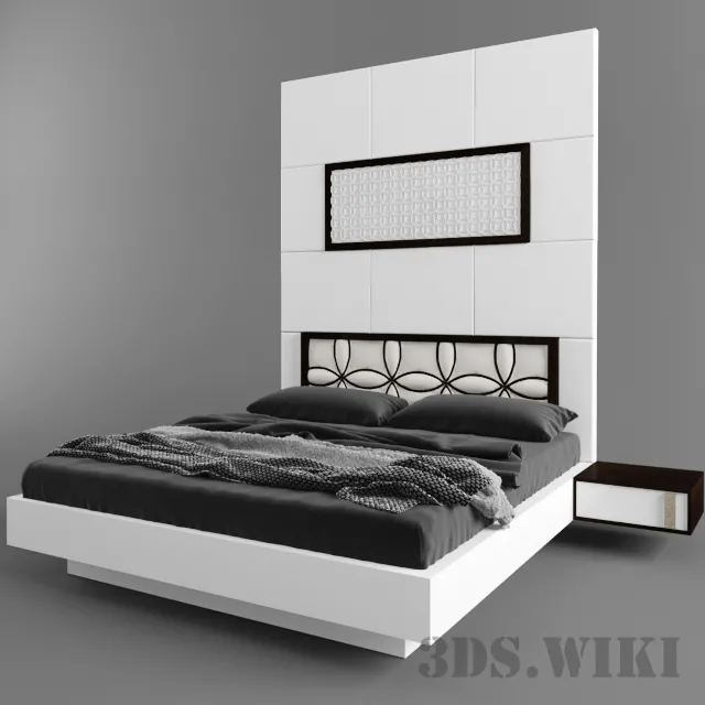furniture – Modern classic bed 3D Model