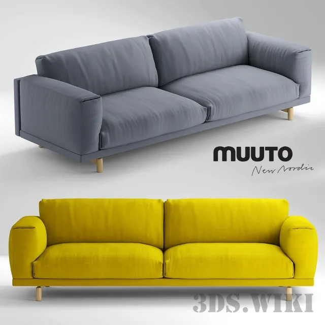 furniture – Modern rest sofa 3D Model