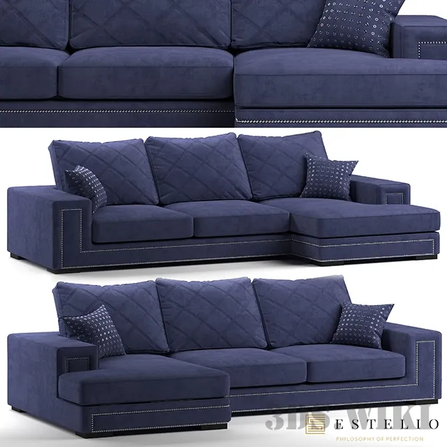 furniture – Modular sofa Estelio Longhi 3D Model