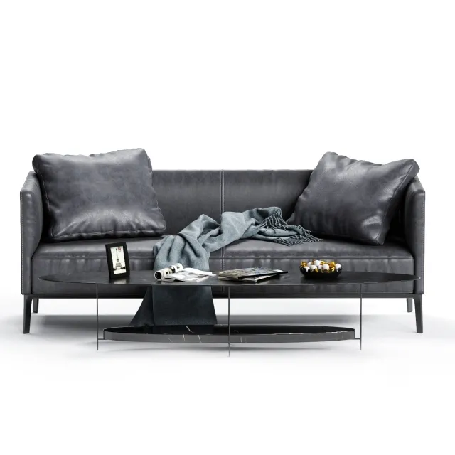 furniture – Molteni and C Camden Low Backrest sofa 3D Model