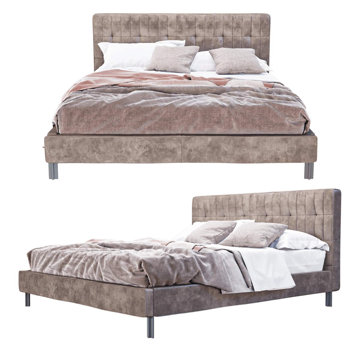 furniture – Molteni Anton bed 3D Model furniture – Molteni Anton bed 3D Model