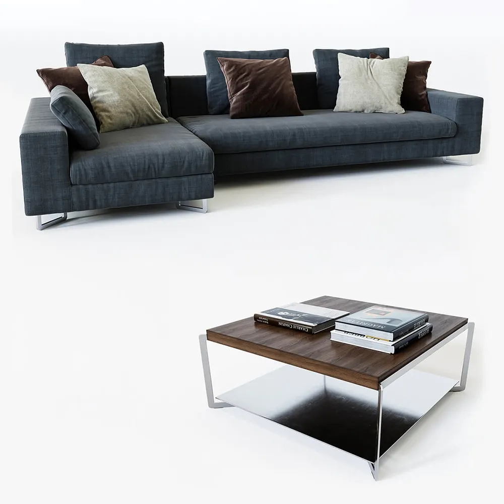 furniture – Molteni Sofa 01 3D Model