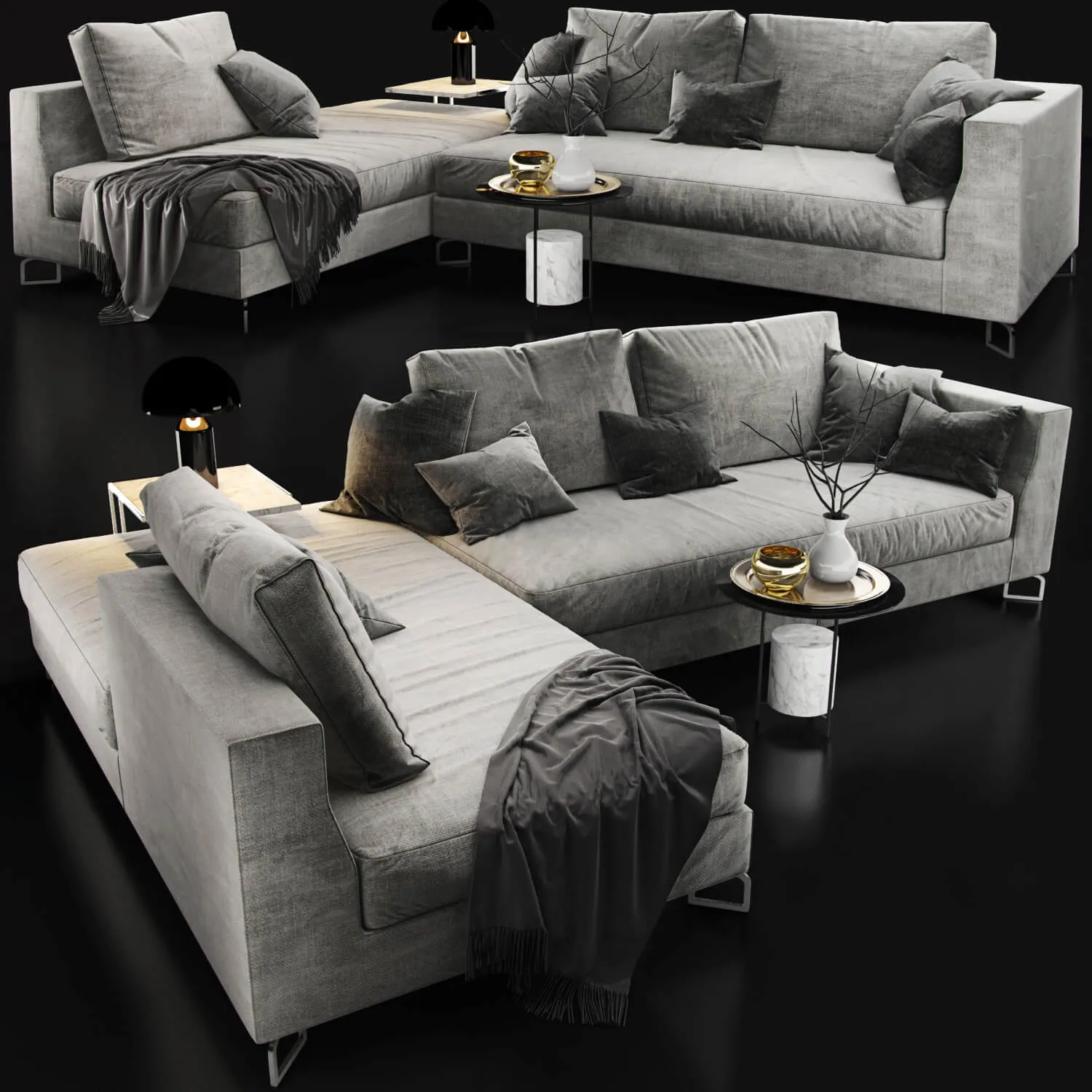 furniture – Molteni Sofa 3D Model