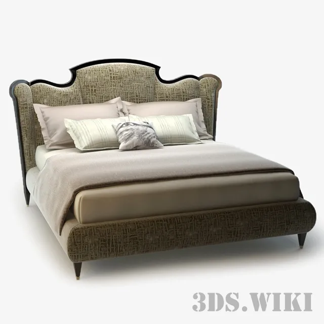 furniture – MONTMARTRE bed from Bizzotto 3D Model furniture – MONTMARTRE bed from Bizzotto 3D Model